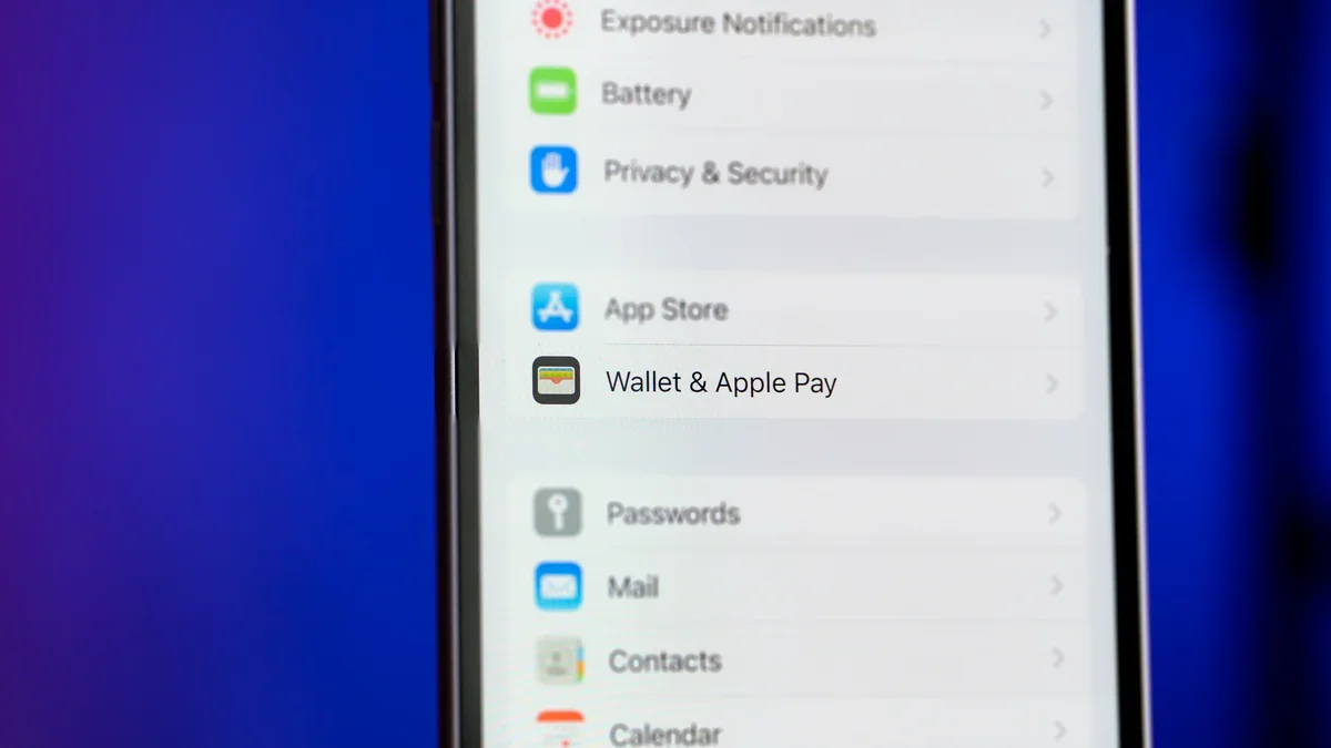 An iPhone with the settings page opened on it.