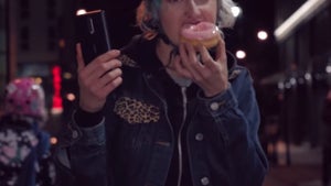 Groovy Nokia 8 ad features doughnuts, glowing roller skates, and Android Pay