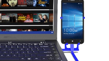 The Mirabook is a shell of a laptop that can be powered by your Galaxy S8, Windows 10 Mobile, or Huawei Mate 10