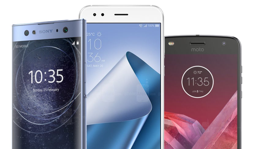 Specs comparison: Xperia XA2 Ultra vs ZenFone 4 vs Moto Z2 Play