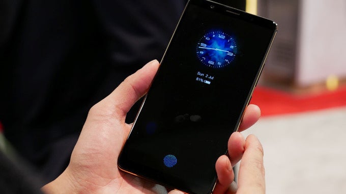 We tried the world's first in-screen fingerprint reader and it worked fine
