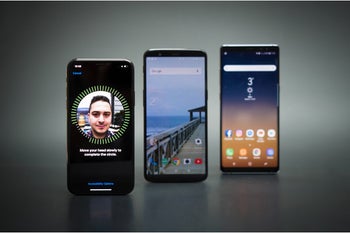 Face unlock: who does it best? iPhone X vs Samsung Galaxy Note 8, OnePlus 5T