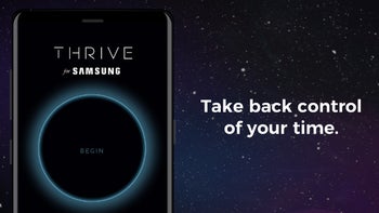 Samsung wants you to spend less time on your Galaxy Note 8, says this Thrive app can help