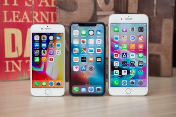 The iPhone X, 8 and 8 Plus share of all iPhones sold is worse than their predecessors