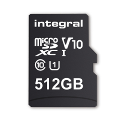 512GB microSDXC card coming next month from U.K.'s Integral Memory