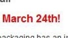 Let's Talk shows March 24th as its launch date for the HTC HD2
