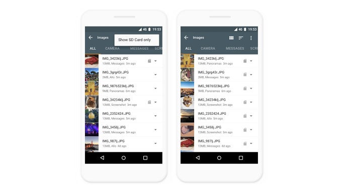 Google updates Files Go file manager with support for tablets and SD cards