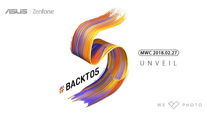 Asus ZenFone 5 series confirmed to be unveiled on February 27 at MWC 2018