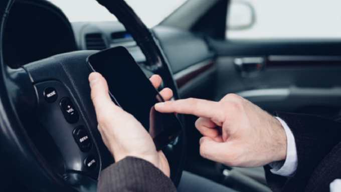 France bans drivers from using a phone except in a designated spot, or for accidents and malfunctions