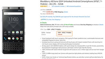 BlackBerry KEYone gets a permanent $50 price cut in the US