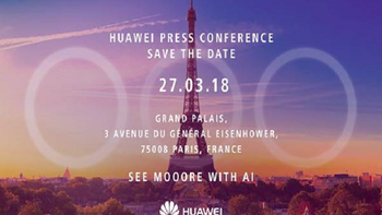 Huawei invite hints that the P20 and P20 Plus will feature three cameras on back