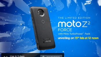 Moto Z2 Force to be unveiled in India on February 15th; phone will come with a free TurboPower Pack
