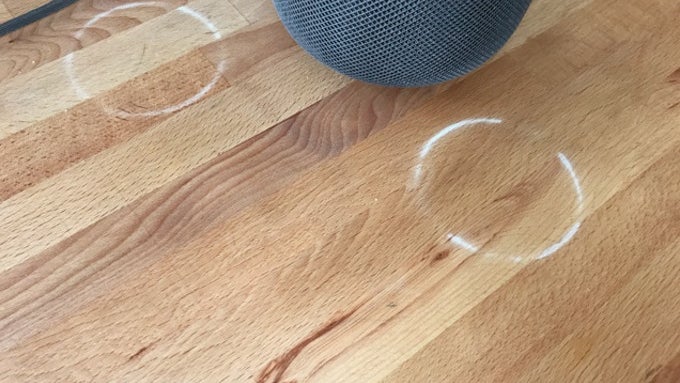 Apple: put your HomePod 'on a different surface' if it leaves wood marks