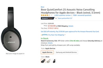 Bose Quietcomfort 25 On Sale For 50 Off On Amazon Phonearena