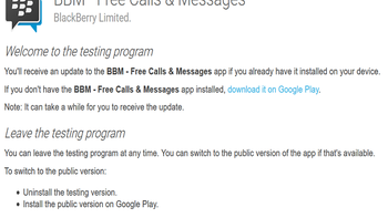 New BBM beta for Android now available from the Google Play Store with several new features