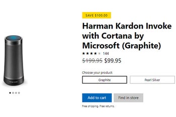 Deal: Grab the Harman Kardon Invoke speaker with Microsoft's Cortana at half price