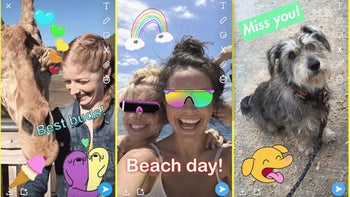 Snapchat update adds GIF stickers and some design changes