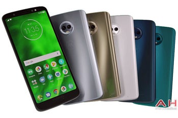 Motorola Moto G6 Plus press render shows all available color options