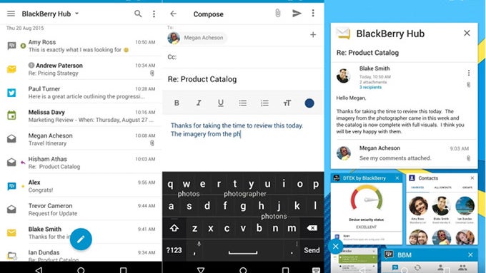 BlackBerry releases new features for Hub, Calendar and Productivity Tab apps