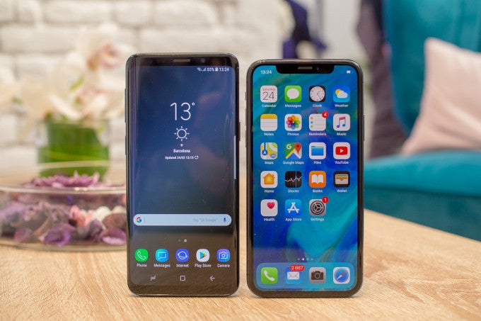 Samsung Galaxy S9 vs Apple iPhone X: first look - PhoneArena