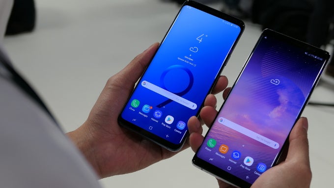 Samsung Galaxy S9+ vs Samsung Galaxy Note 8: first look