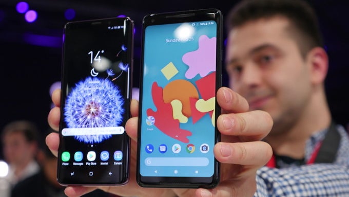 Samsung Galaxy S9 Plus vs Google Pixel 2 XL: first look