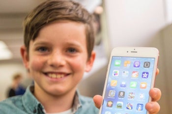 An Android phone for children shown at MWC 2018
