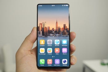 Hands-on with the 99% bezelless phone that has a fingerprint scanner under the screen