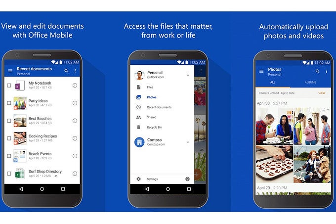 download videos from onedrive app to android camera roll