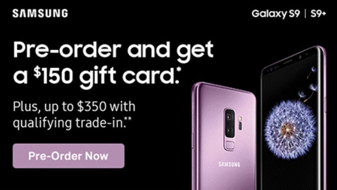 Galaxy S9 preorders go live, here is the best deal - PhoneArena