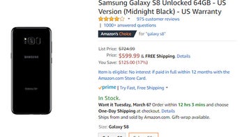 Deal: Save $125 on the unlocked Samsung Galaxy S8 at Amazon