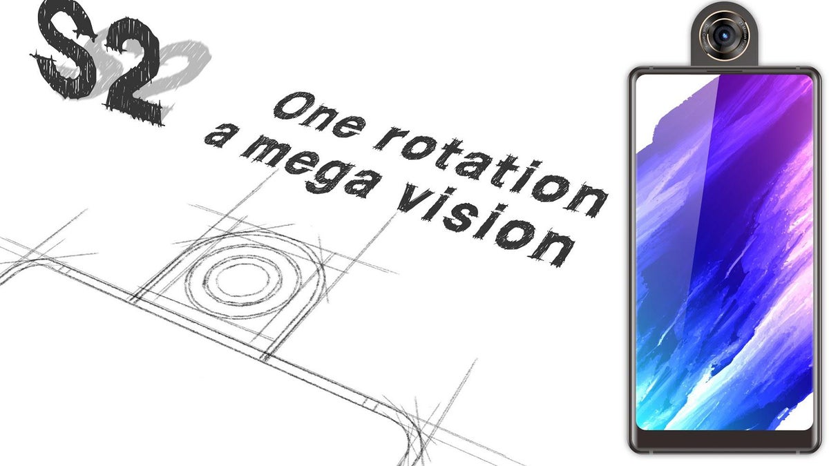 The Bluboo S2 was at MWC with its crazy rotatable camera, all-screen front, massive battery