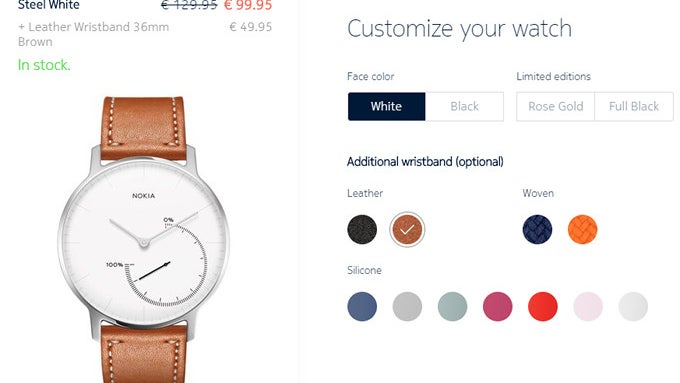 Deal: Nokia Steel and Nokia Steel HR on sale for 20% off for a limited time