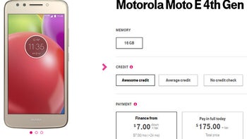 T-Mobile starts selling the Moto E4 for $175 outright
