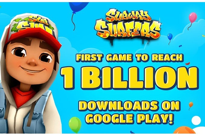 Subway Surfers Is The First Game To Exceed 1 Billion Downloads Phonearena - which was the first roblox game reach 1 billion downloads