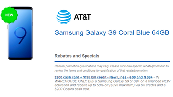 AT&T and Costco team up for the best Galaxy S9 deal so far at $595 off