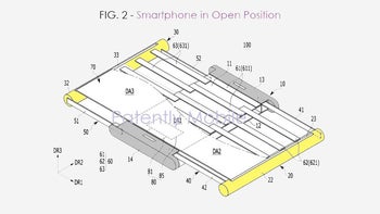 Samsung patent expandable display