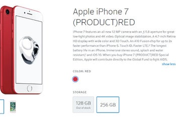 Deal 256gb Iphone 7 Red Is 450 At Xfinity Mobile Phonearena