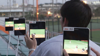 Samsung, KDDI run multi-device 5G test at a Japanese ballpark using prototype tablets