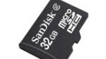 SanDisks shows off their new 32GB microSDHC memory card