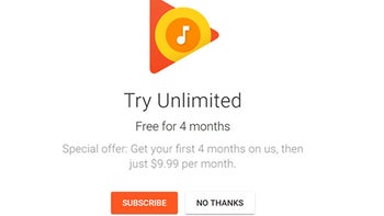 Deal: Get 4 months of free Google Play Music and YouTube Red service