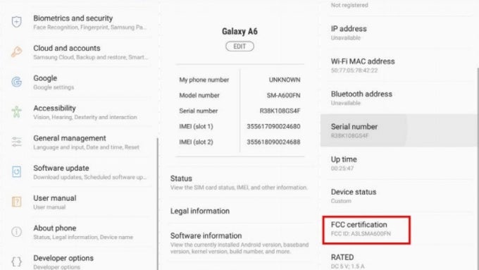 Samsung Galaxy A6 and A6+ clear FCC certification with Infinity displays in tow