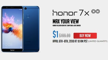 Deal: Honor 7X costs just $1 in the US until April 8 (flash sale)