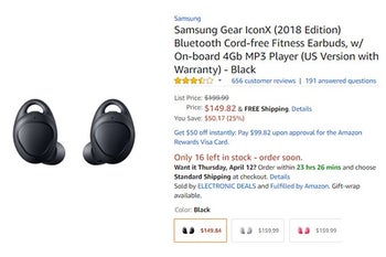 Deal: Samsung Gear IconX (2018) wireless earbuds are 25% off at Amazon