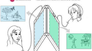 LG's patent for a foldable phone shows device has two screens, batteries and headphone jacks