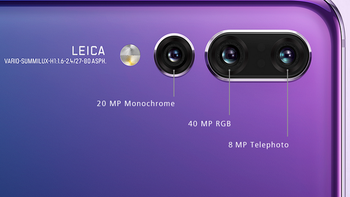 Despite Huawei's claim, teardown of P20 Pro seems to indicate that all three cameras carry OIS