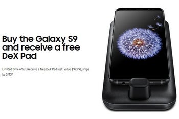 Deal: All Samsung Galaxy S9 models now come with a free Dex Pad
