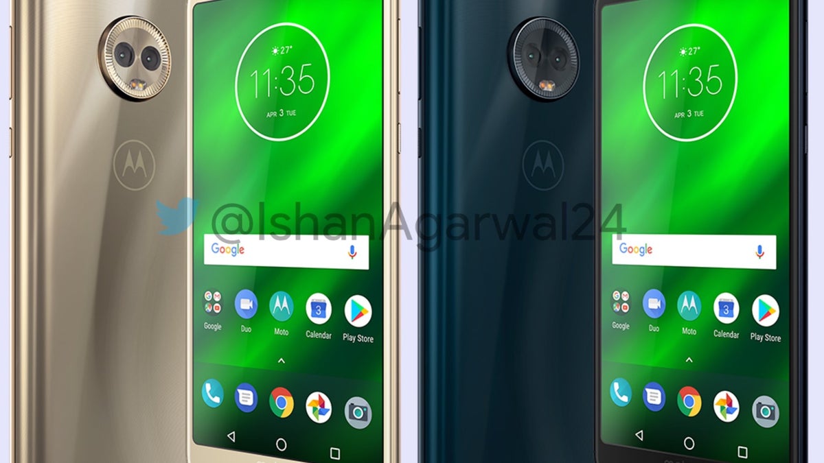 Moto G6 full family pops up in leaked renders, looks shiny