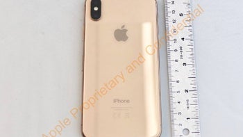 Unreleased Gold iPhone X shown off in FCC filing