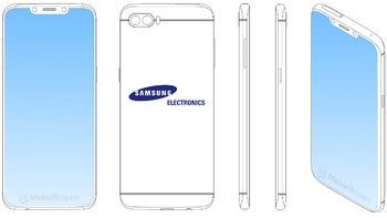 Brace yourselves, Samsung is patenting notch-y handset designs!